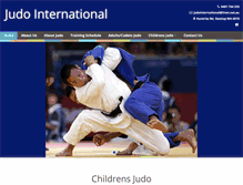 Tablet Screenshot of judointernational.com